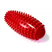 Масажный мяч огурец 16 x 6,5 см Almond EasyFit овальный з шипами красный
