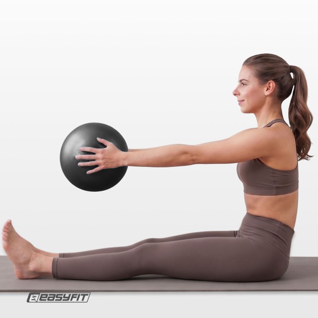 Мяч для пилатеса EasyFit 25 см черный