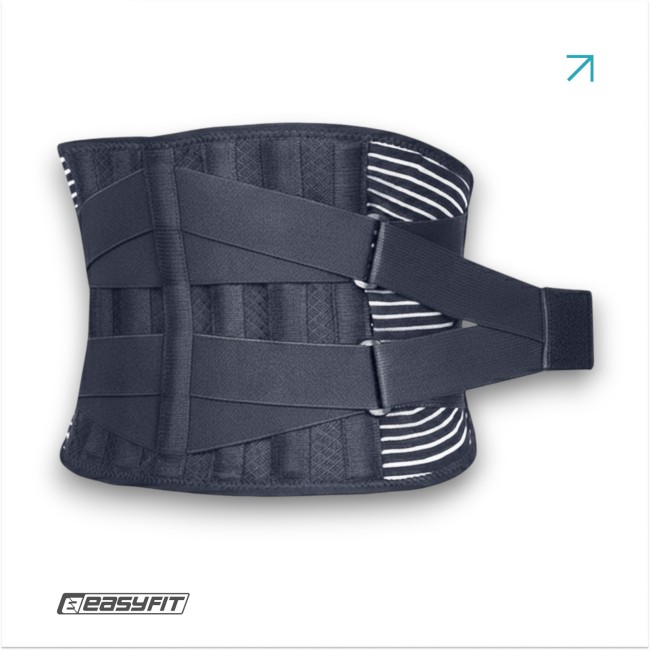 Пояс для спини з 4 ребрами жорсткості EasyFit (M)
