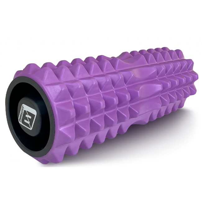Массажный ролик EasyFit Grid Roller 33 см v.1.2 с заглушками с двух сторон (фиолетовый) Массажный ролик EasyFit Grid Roller 33 см v.1.2 с заглушками с двух сторон (фиолетовый)