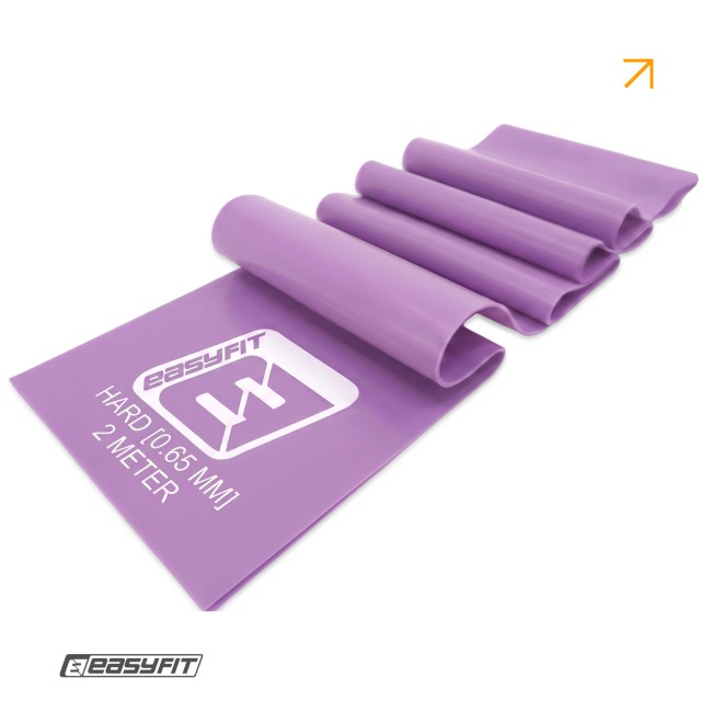Лента для пилатеса EasyFit EPP 0.65 мм пурпурная