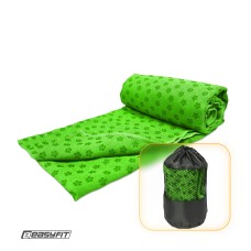 Полотенце для йоги EasyFit Yoga Mat Towel из микрофибры (Зеленый)