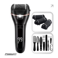 Електрична пемза для п’ят EasyFit з набором 10 предметів, 3 насадки