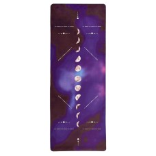Коврик для йоги EasyFit BlueMoon (замша-каучук) фиолетовый