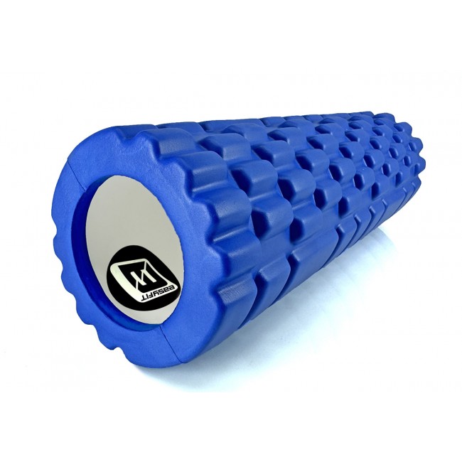 Массажный роллер EasyFit Grid Roller Mini 30 см синий