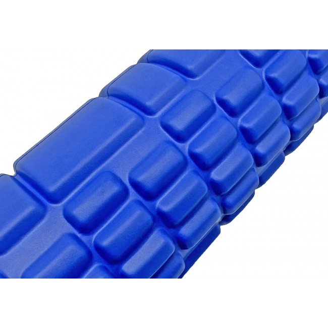 Массажный роллер EasyFit Grid Roller Mini 30 см синий