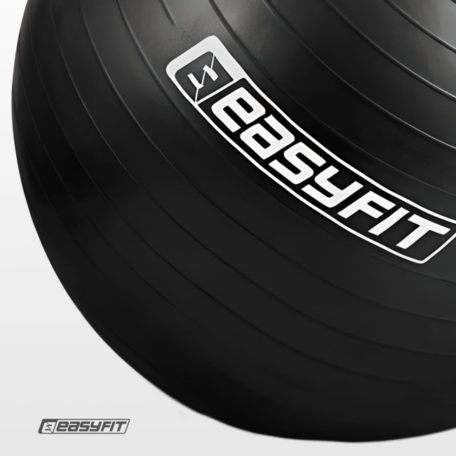 Мяч для фитнеса EasyFit BalanceBall 55 см черный