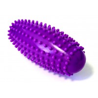Массажный ролик Almond EasyFit овальный з шипами фиолетовый