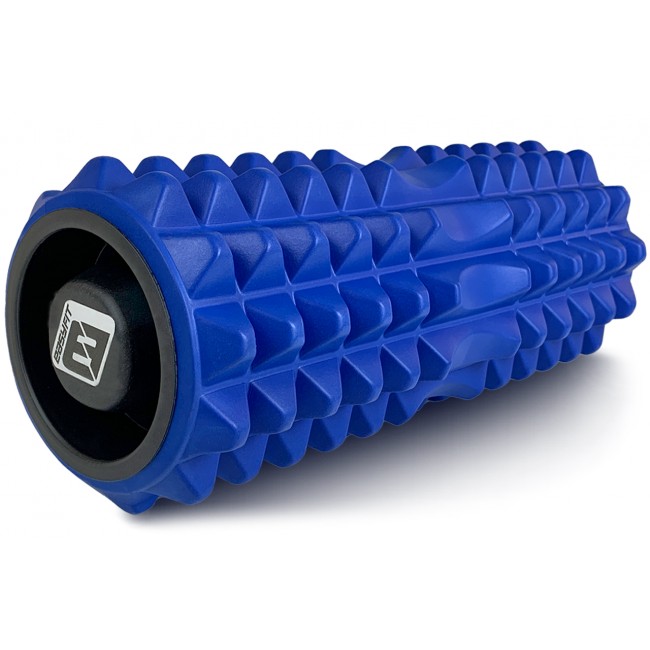 Массажный ролик EasyFit Grid Roller 33 см v.1.2 с заглушками с двух сторон (синий) Массажный ролик EasyFit Grid Roller 33 см v.1.2 с заглушками с двух сторон (синий)