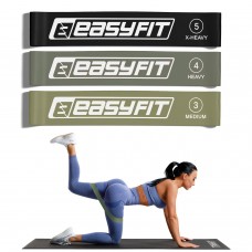 Резинки для фітнесу EasyFit MonoBand 10-20 кг набір 3 шт