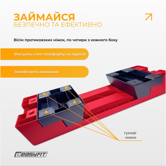 Степь для аэробики 3-ступенчатая EasyFit