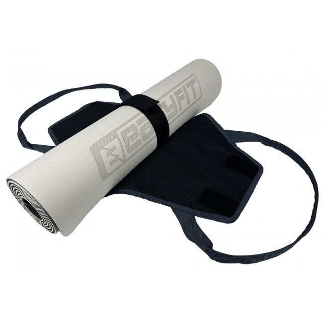 Сумка-переноска EasyFit для йога-коврика Серая