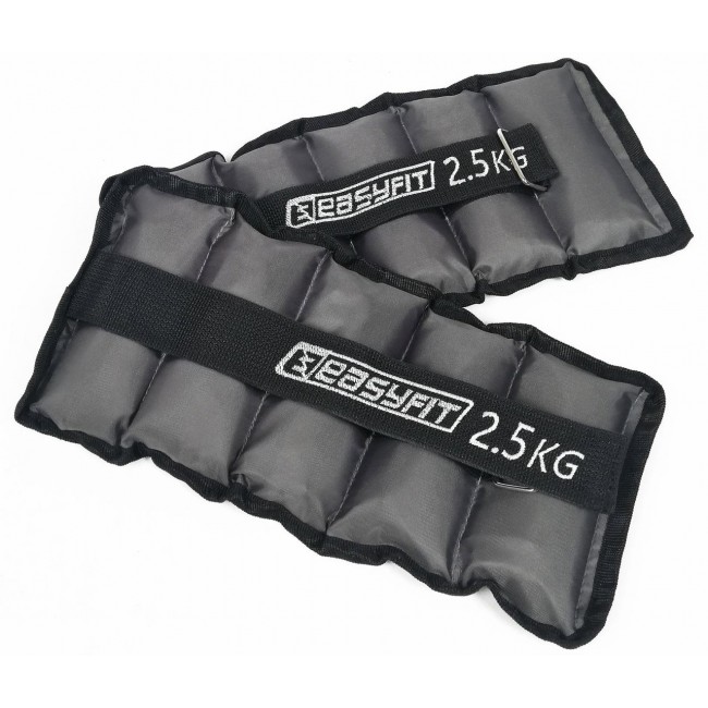 Утяжелители для ног и рук с металлом EasyFit Metal 2,5 кг (пара) Утяжелители для ног и рук с металлом EasyFit Metal 2,5 кг (пара)