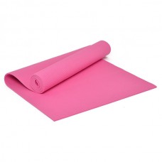 Килимок для йоги та фітнесу 6 мм EasyFit ПВХ (PVC) Рожевий