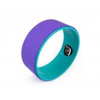 Колесо для йоги EasyFit TPE 33 см сиренево-мятное