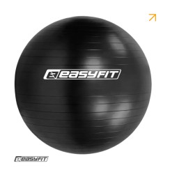 М’яч для фітнесу EasyFit BalanceBall 75 см чорний