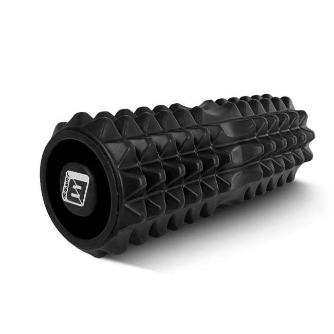 Масажний ролик EasyFit Grid Roller 33 см v.1.2 із заглушками з обох сторін (чорний) Масажний ролик EasyFit Grid Roller 33 см v.1.2 із заглушками з обох сторін (чорний)
