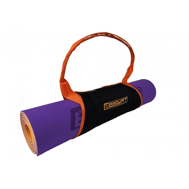 Сумка-переноска EasyFit для йога-коврика Оранжевая