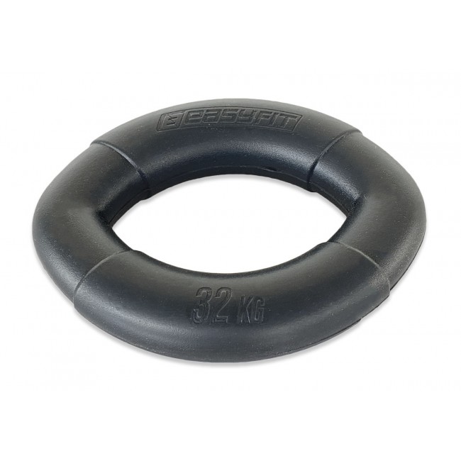Эспандер кистевой кольцо EasyFit Elliptic 32 кг черный Эспандер кистевой кольцо EasyFit Elliptic 32 кг черный