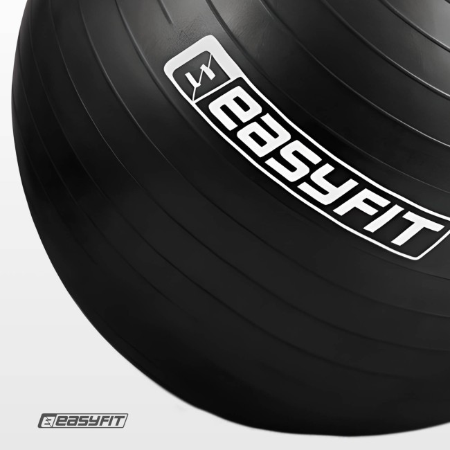 М’яч для фітнесу EasyFit BalanceBall 85 см чорний