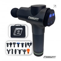 Перкуссионный массажер Easyfit UltraGun 13 насадок