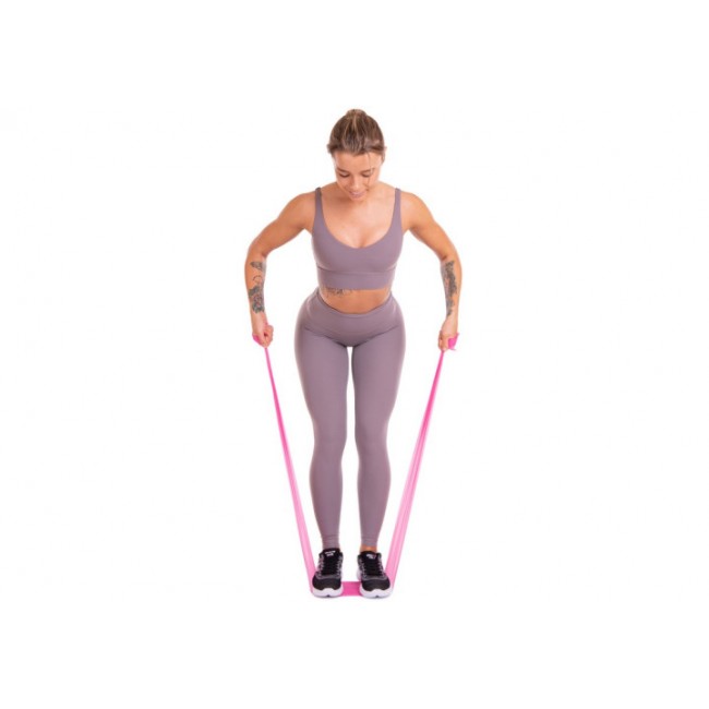 Лента латексная EasyFit 0.35 мм для пилатеса и йоги зеленая