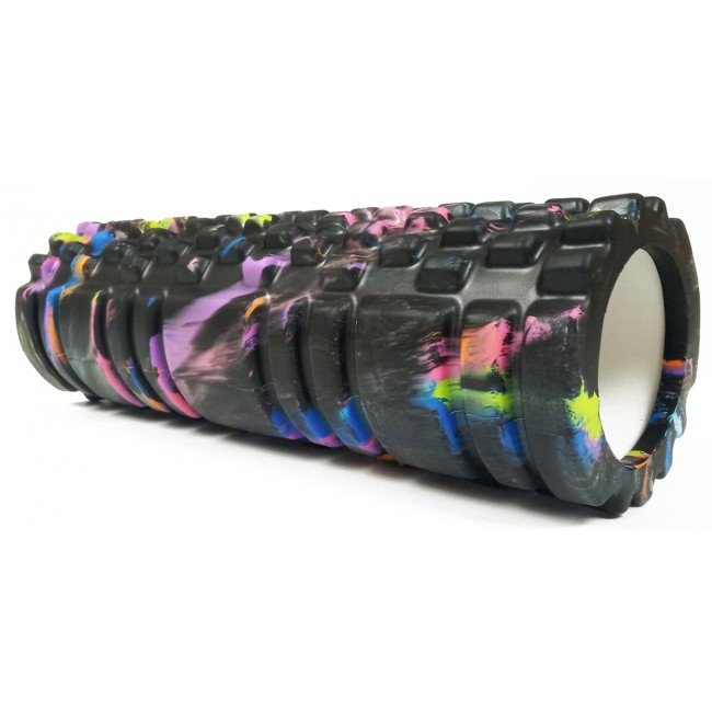 Масажний ролер EasyFit Grid Roller Multi 30 см чорний Масажний ролер EasyFit Grid Roller Multi 30 см чорний