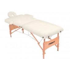 Масажний стіл EasyFit ZenRest кушетка складана Бежевий з чохлом