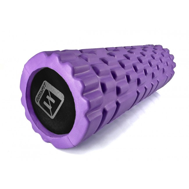 Масажний ролер EasyFit Solid Grid Roller Mini 30 см фіолетовий Масажний ролер EasyFit Solid Grid Roller Mini 30 см фіолетовий