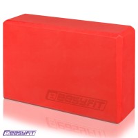 Блок для йоги EasyFit EVA Красный