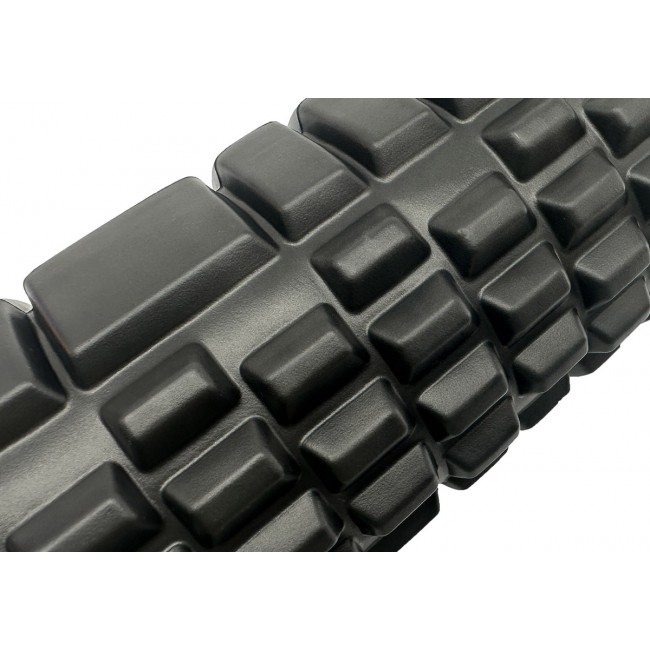 Массажный ролик EasyFit Grid Roller 33 см v.1.1 Черный