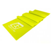 Лента латексная EasyFit 0.5 мм для пилатеса и йоги желтая