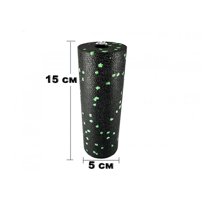 Массажный ролик EasyFit EPP 15х5 см салатовый