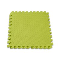 Татамі мат EasyFit SwallowTail 4 шт (60х60х1 см) пазл хвіст ластівки жовтий