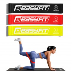 Гумові кільця для фітнесу EasyFit набір 3 шт