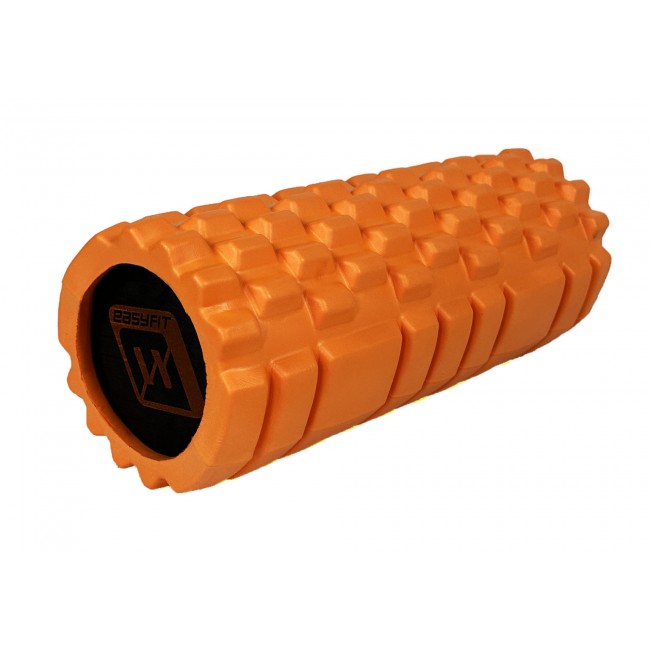 Массажный ролик EasyFit Solid Roller v.1.1s 33 см оранжевый Массажный ролик EasyFit Solid Roller v.1.1s 33 см оранжевый