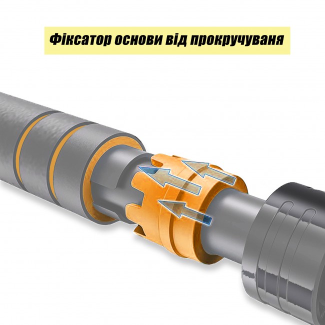 Раздвижной распорный турник EasyFit OrangeGymBar 90-130 см