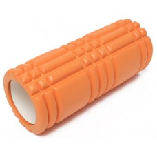 Массажный ролик EasyFit Grid Roller 33 см v.1.0 Оранжевый
