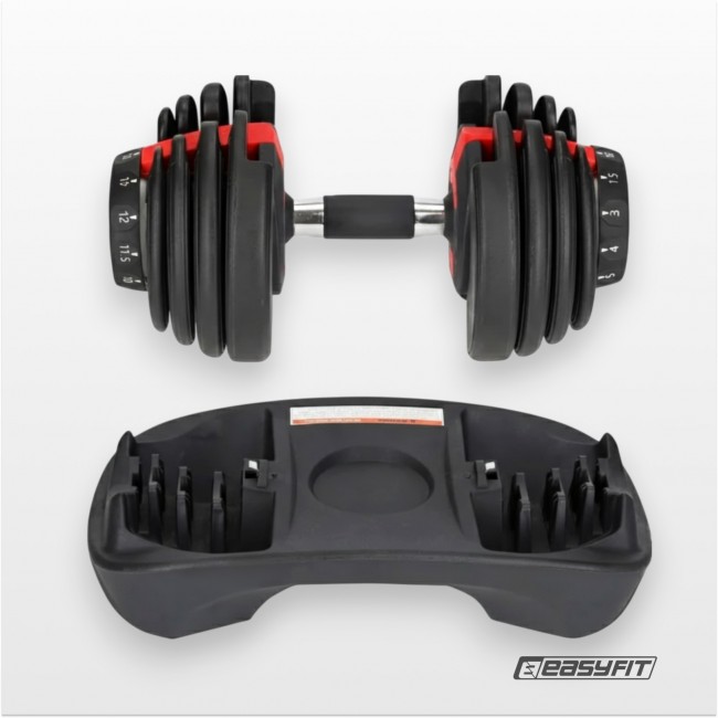 Гантель регульована EasyFit UniWeight 1,5-16 кг