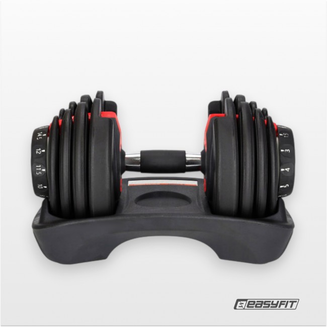 Гантель регульована EasyFit UniWeight 1,5-16 кг