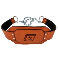 Пояс для отягощений EasyFit (кожа) до 250 кг коричневый