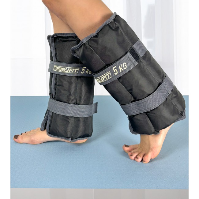 Утяжелители для ног и рук EasyFit 5 кг (пара) Утяжелители для ног и рук EasyFit 5 кг (пара)