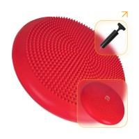 Балансировочная подушка массажная EasyFit Balance Cushion-A красная + насос