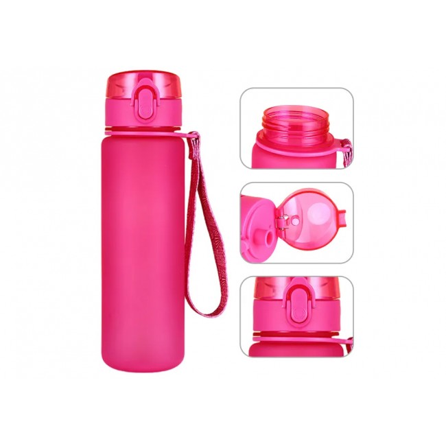 Пляшка для води EasyFit AquaFlow 800 мл (рожева)