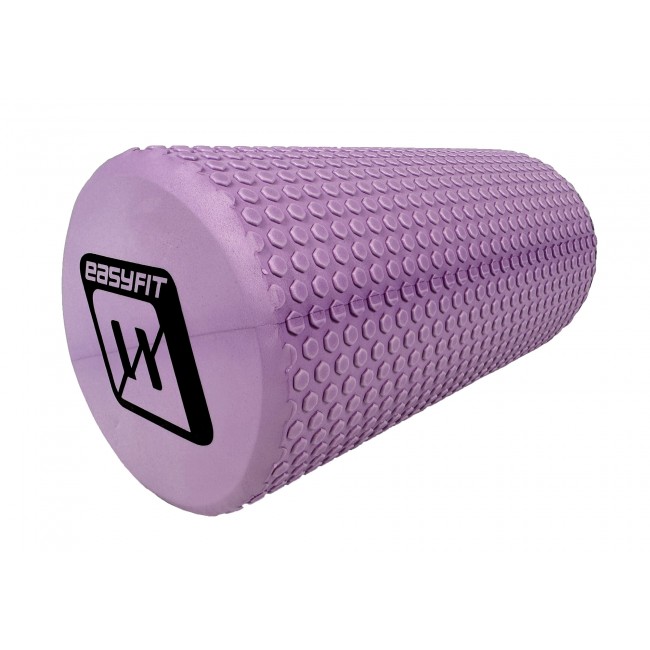 Масажний ролик EasyFit Foam Roller 30 см Бузковий Масажний ролик EasyFit Foam Roller 30 см Бузковий