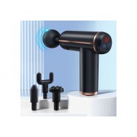 Перкуссионный массажер EasyFit Impact (Массажный пистолет для тела с 4 насадками)