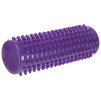Массажный цилиндр EasyFit Spindle с фиолетовым шипами.