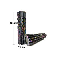 Массажный ролик EasyFit Morze 45 см Черный