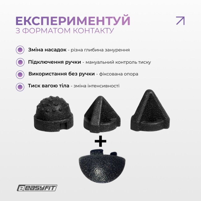 Набор массажеров для МФР EasyFit TriggerSet (4 шт.)