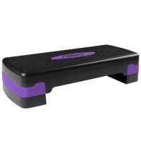 Степ-платформа для фитнеса и аэробики EasyFit Step-B 2-ступенчатая фиолетовая